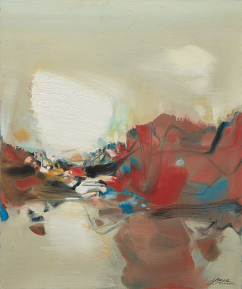 Chu Teh-Chun, Le soleil fuit, 1985